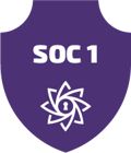 soc-1-badge-deep-purple