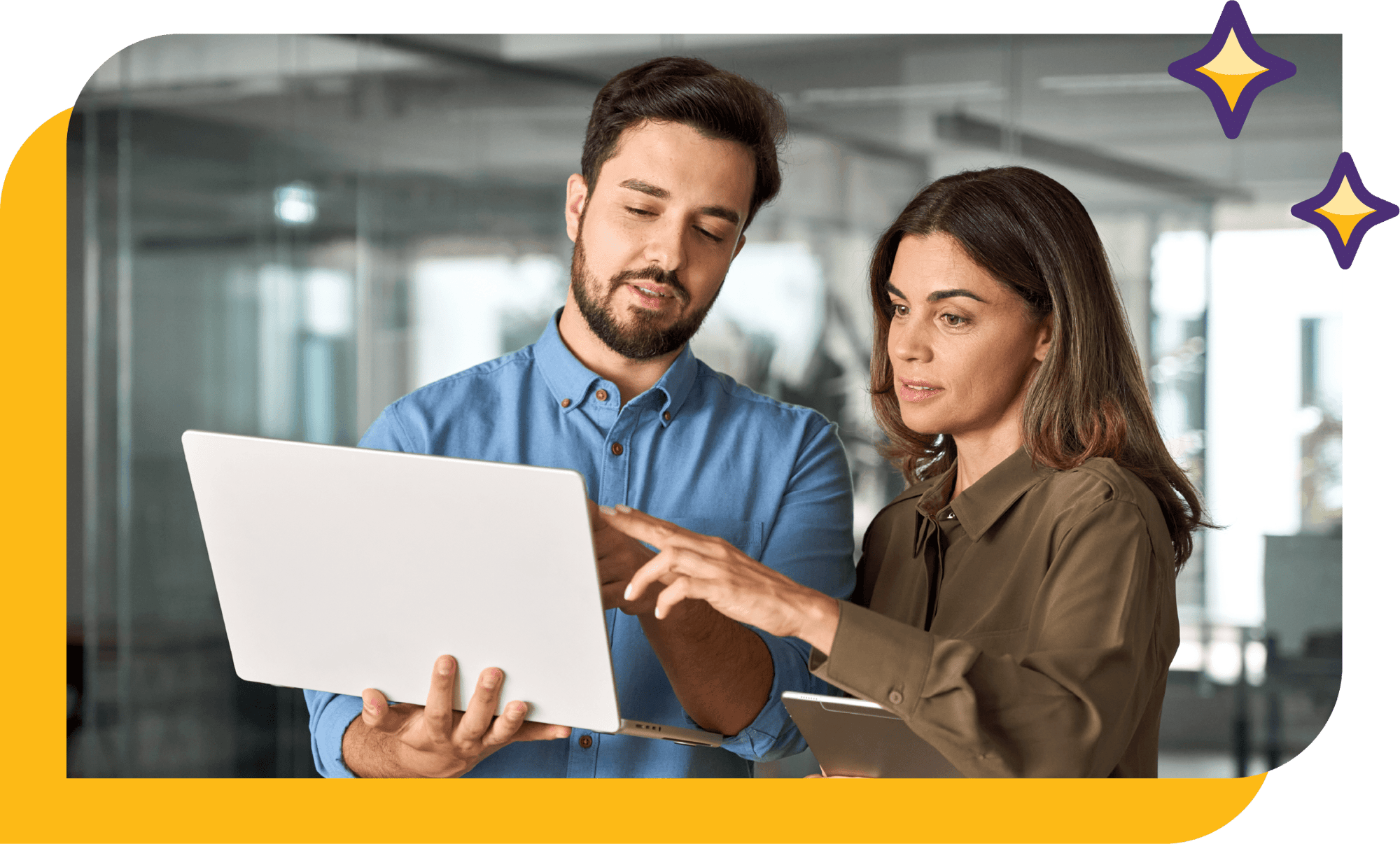 黄色の影付きスポット画像-9