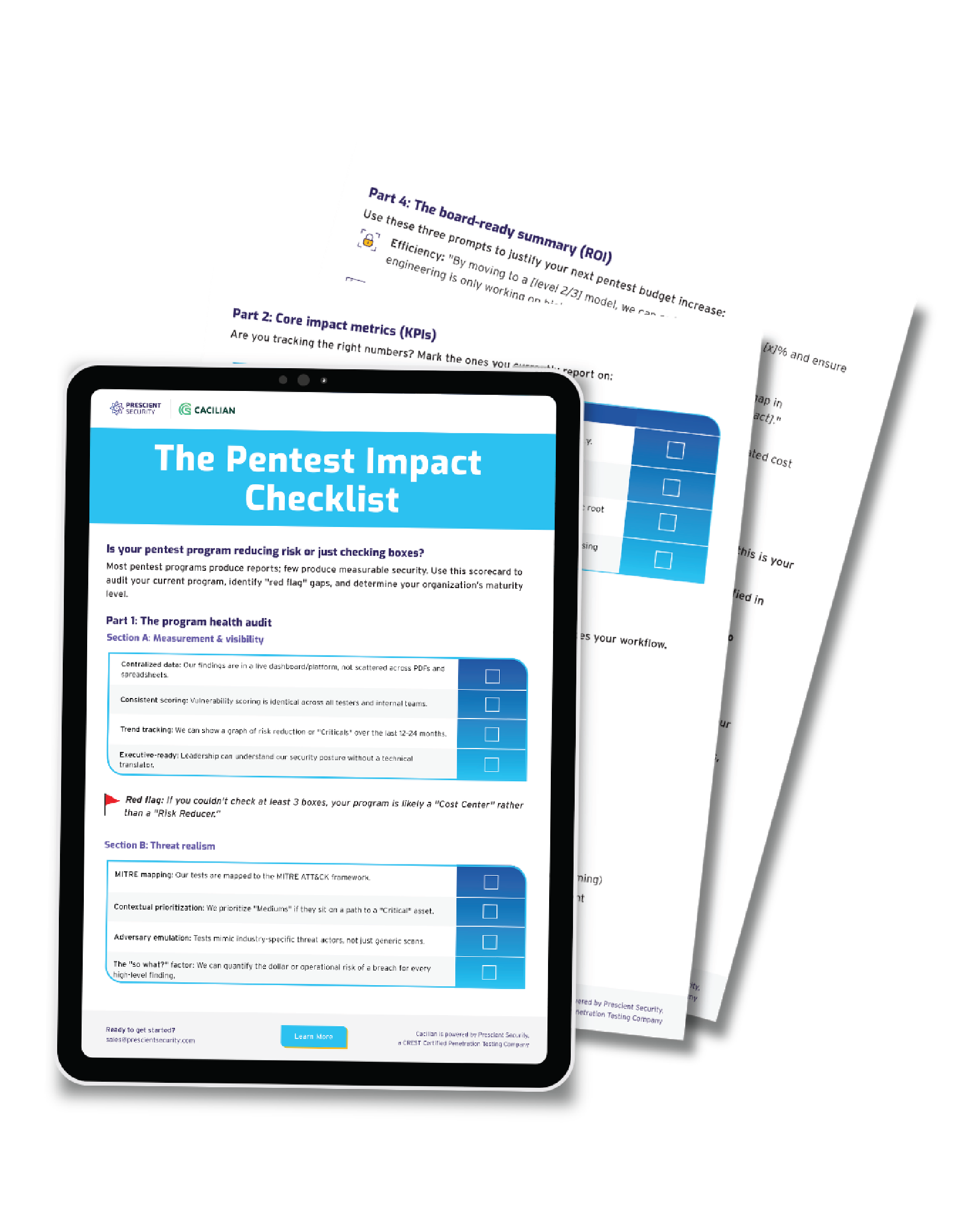 Measure Your Pentest Program Impact Checklist | Prescient Security